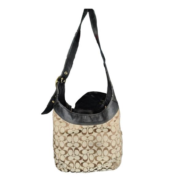 Tan Vintage Y2K Coach Crossbody Shoulder Bag - Picture 11 of 11